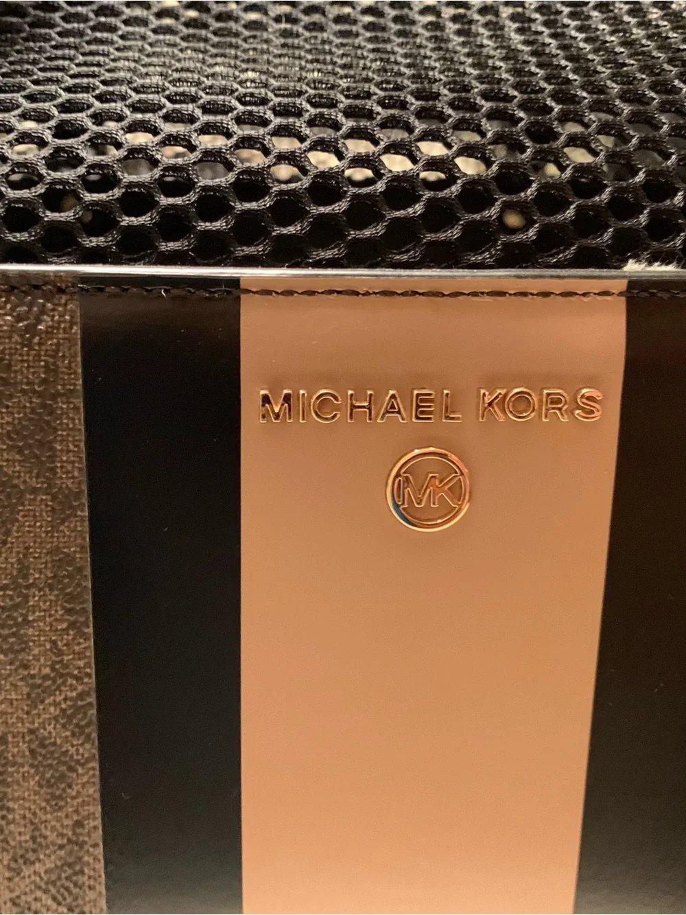 NWOT Michael Kors Monogram Brown & Tan Pet Carrier Tote